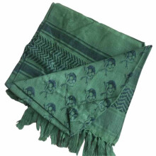(Green skull camouflage) Military Tactical Desert Scarf - Camouflage