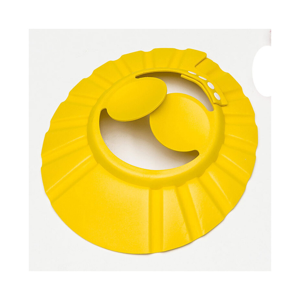 (Yellow) Baby Shampoo Cap With Ear Wash Shield Yellow Dachuang Beauty