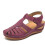 (42) Retro Women\'s Sandals Non-Slip Wedge Comfortable Size 42 1