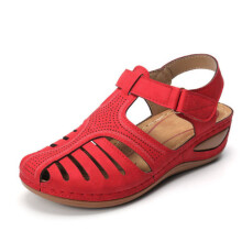 (34) Retro Women\'s Sandals Non-Slip Wedge Comfortable Size 42