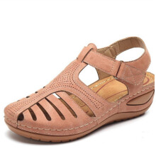 (34) Retro Women\'s Sandals Non-Slip Wedge Comfortable Size 42