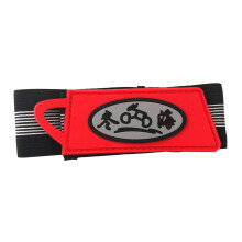 Accessorio per ciclismo: cinturino antiscivolo per gamba del pantalone, comoda fascia elastica con design portatile per ciclisti, campeggiatori e