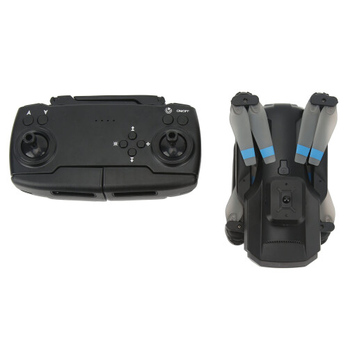 Smart FPV Drone with4K HD Camera, WiFi Connected Quadcopter with Optical Flow Positioning, Foldable Gesture-Controlled Drone with Headless Mode for 2