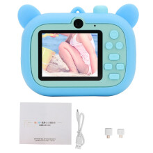 Kids Instant Print Camera with Touch Screen, Skin Friendly Breathable Kids Camera Toy8MP Cute Design Non Toxic Portable Print Camera for Toddlers