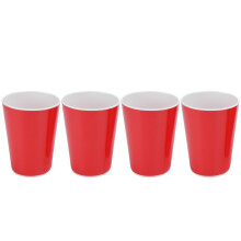 Ensemble de verres résistants et réutilisables pour vos fêtes. Matériaux écologiques et recyclables. Gobelets en mélamine aux couleurs vives,