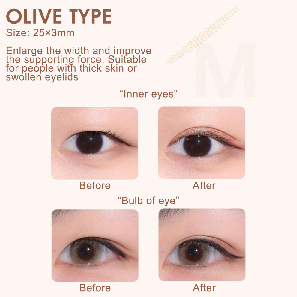 Dachuang Beauty (Package [M Crescent Moon Type]) Waterproof Eyelid Lift Strips For Uneven Eyelids