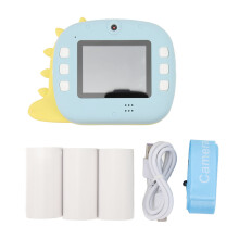 Creative Instant Print Kids Camera With Puzzle Games And Music Player, Multifunctional Kids Digital Camera With Digital Zoom And Filter Frames