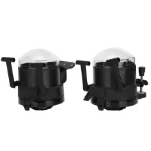 Mistlampenset voor BMW E60 E61 E46. Hoogwaardige ABS-behuizing met transparante kunststof lens en halogeenlampen. Duurzame mistlampen.