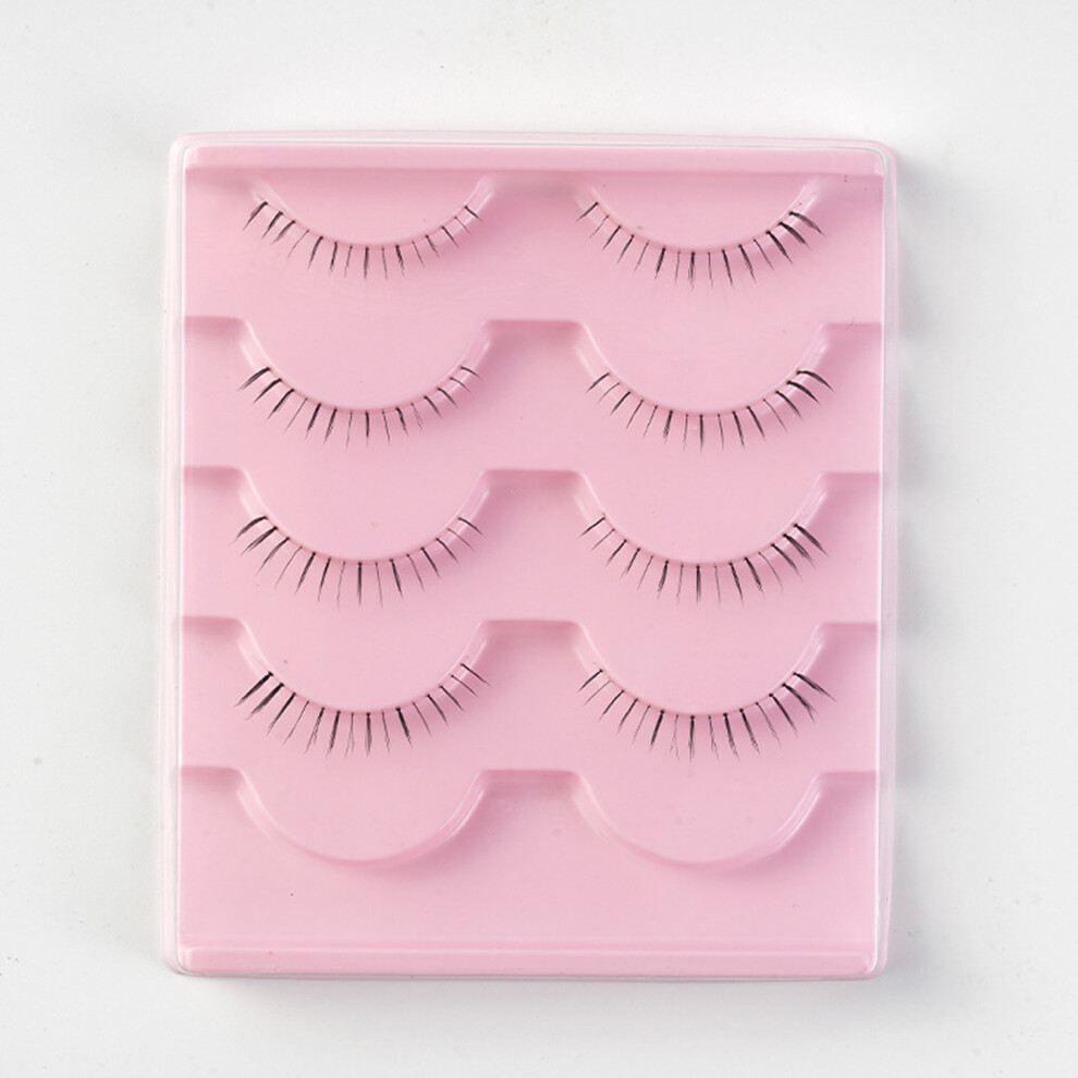 Dachuang Beauty (3) 5 Pairs Natural Soft Lower Lashes, Japanese Style