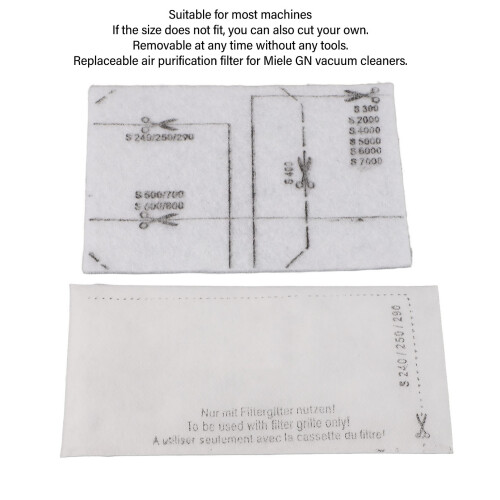 Replacement Filter Pack for Miele GN Vacuum