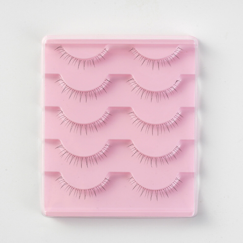 Dachuang Beauty (6) 5 Pairs Natural Soft Lower Lashes, Japanese Style