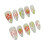 (XS) Bowknot Blush False Nails - 10PCS, Odorless & Eco 1