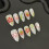 (XS) Bowknot Blush False Nails - 10PCS, Odorless & Eco 4