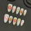 (XS) Bowknot Blush False Nails - 10PCS, Odorless & Eco 7
