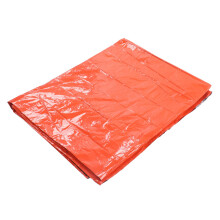 Notfall-Einzellagiges Aluminumzelt 240x152,5cm mit Armband Orange