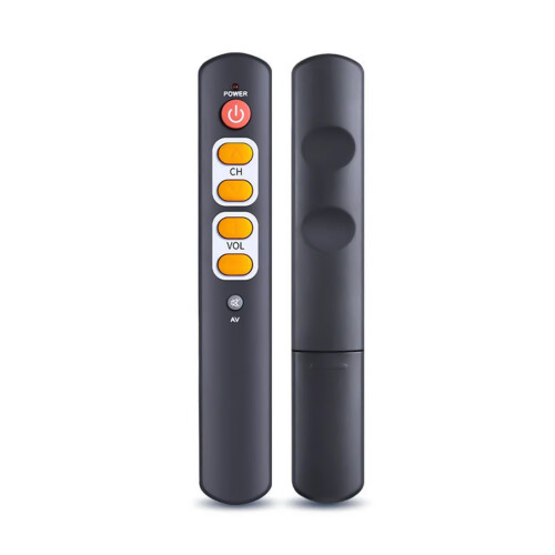(Orange) EasyLearn TV Remote for Seniors & Disabled