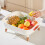 (Ivory White) Large Dish Drying Rack w/ Utensil Holder 3