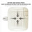 (Ivory White) Large Dish Drying Rack w/ Utensil Holder 6