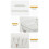 (Ivory White) Large Dish Drying Rack w/ Utensil Holder 8