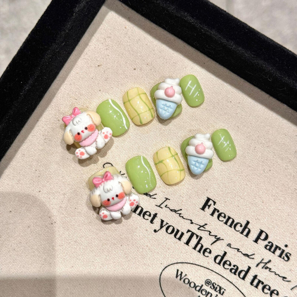 Dachuang Beauty (S) Cartoon Fake Nails - Chip & Smudge Proof