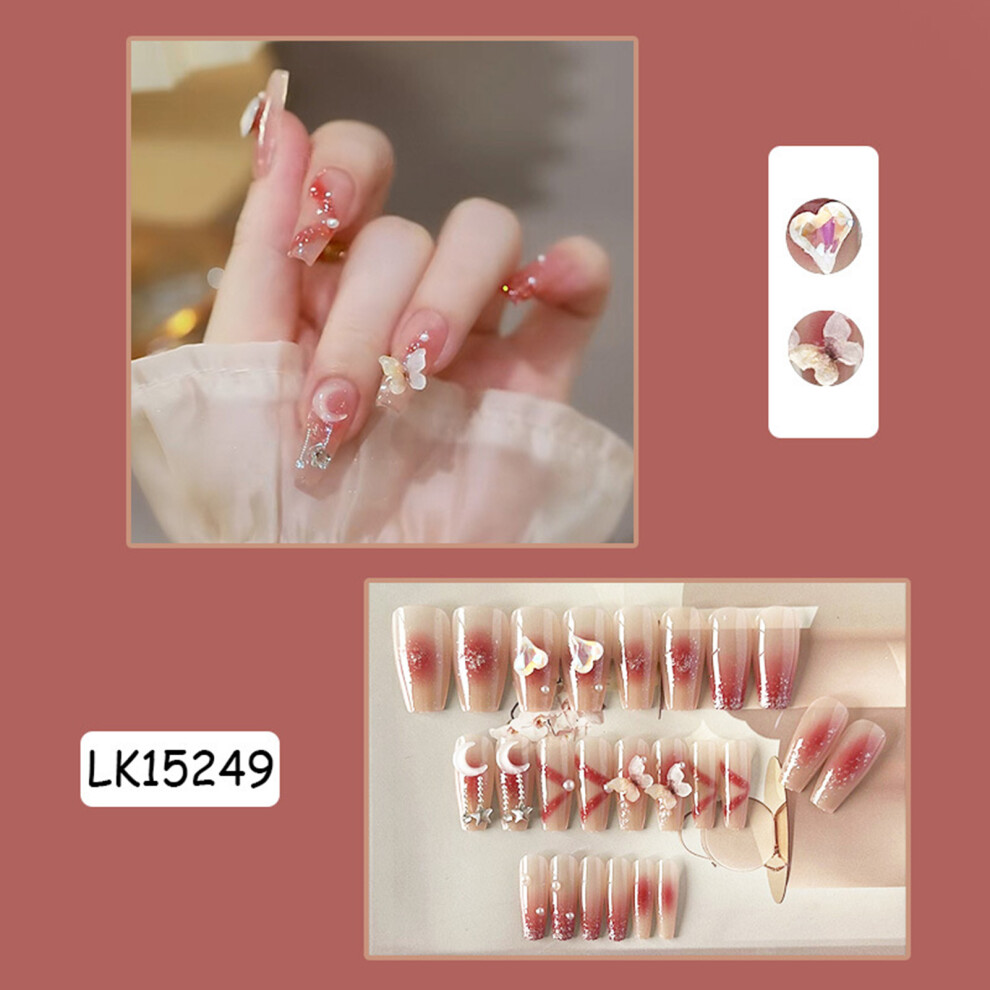 Dachuang Beauty (Standard) 3D Heart Ballerina Nails For Women