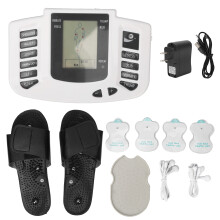 Therapeutische Reflexzonenmassage-Slipper mit Klickverschluss für TENS-Geräte, ausgestattet mit Akupressur-Sandalen und immunstärkenden Meridianen