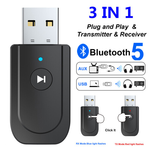 Προσαρμογέας ήχου Bluetooth V5.0 για ασύρματη ροή μουσικής, πομπός διπλής λειτουργίας 1