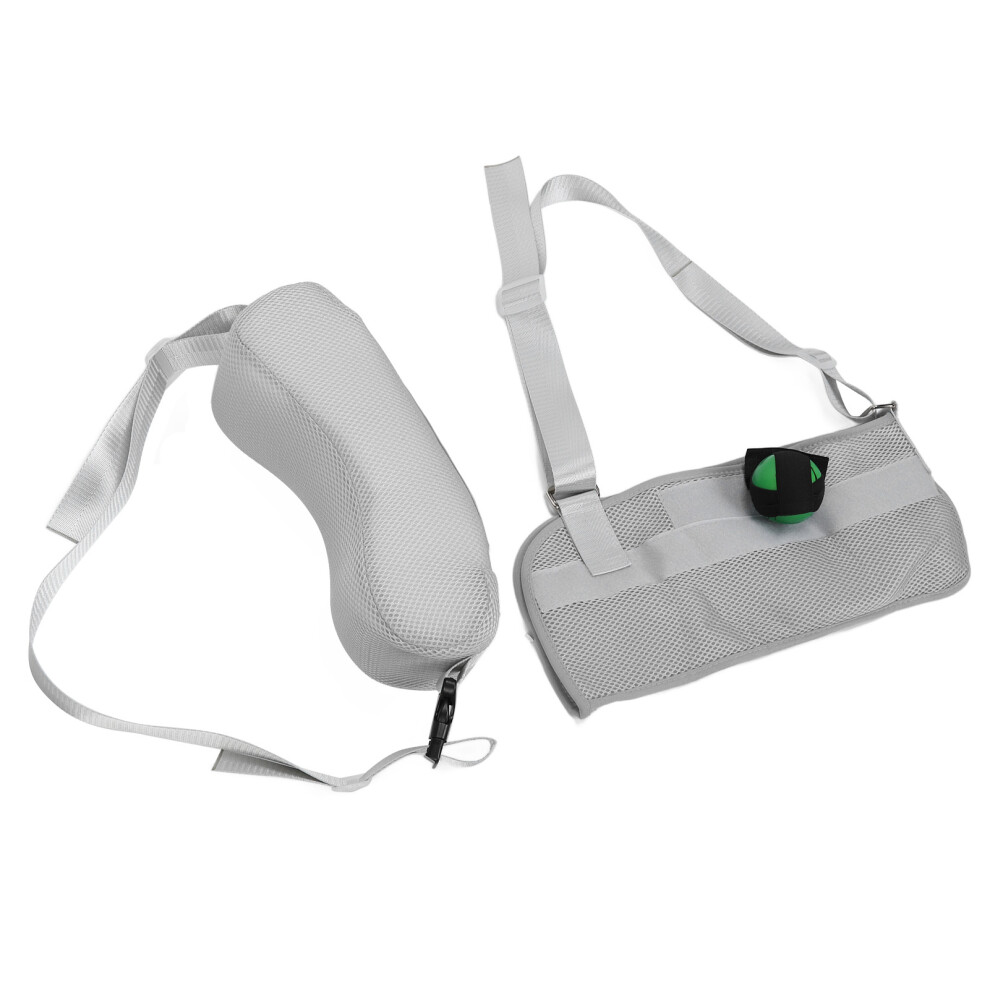 Removable Breathable Shoulder Abduction Sling for Injury Support, Size Adjustable