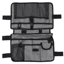 Mobility Aid Accessories Large Capacity Oxford Cloth Hanging Organizer Bag With Transparent Window Anti Slip Straps For Wheelchair Walker Scooter