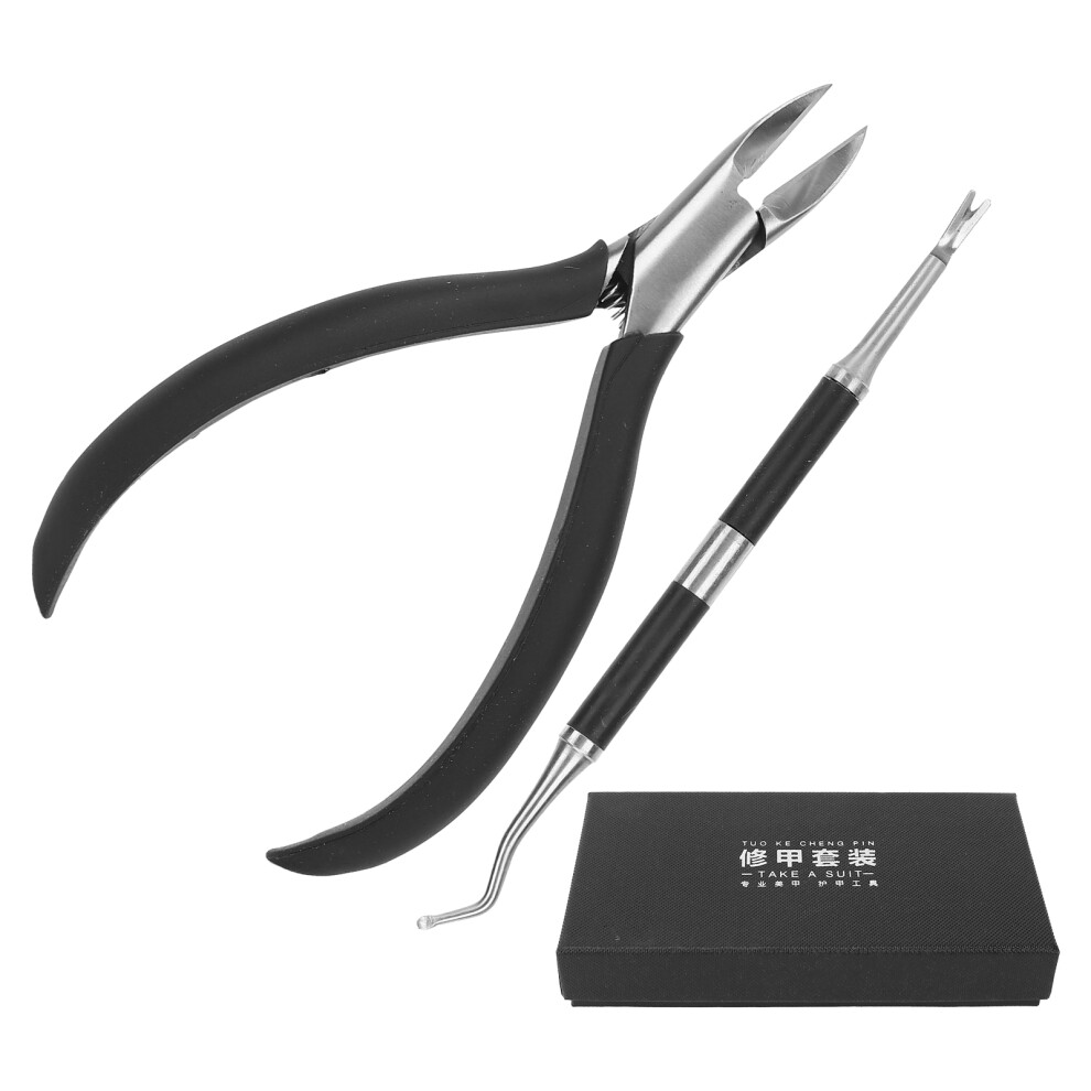 Toenails Cutter Clipper Fingernails Grooming Kit Nail Clippers For Thick Nails Cuticle Clipper Manicure Tools Professional Pedicure Tools Long Handle