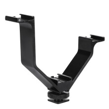 Camera Accessory Mount Bracket Cold Shoe Mounts LED Video Light Microphone Mounting Security Lock Lightweight Aluminum Smartphone Gimbals Compatible