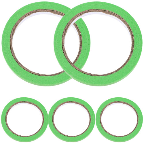 10Rouleaux Rubans Adhésifs Verts Pour Bricolage Facile Décoration 2