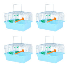 4Stk Vogelkäfig Vogelträger Abs+metall Für Kinder Tragbar