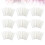 Double Eyelid Tape Weiß Transparent Leicht Einfach Anzuwenden 10