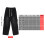 Jeans Large Jambe Coton Noir Cargo Travail Casual 2