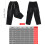 Jeans Large Jambe Coton Noir Cargo Travail Casual 3