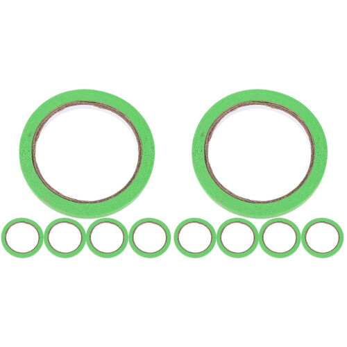 10Rouleaux Rubans Adhésifs Verts Pour Bricolage Facile Décoration