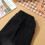 Jeans Large Jambe Coton Noir Cargo Travail Casual 5