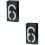 2Stk LED Solar Türschild Zahl Schwarz Für 5