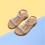 Khaki PU Sandalen Babyschuhe Perlen Atmungsaktiv 3