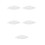 5Pcs Plastic Grinder Covers Transparent Dishwasher Safe Secure Fit Lid 6