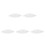 5Pcs Plastic Grinder Covers Transparent Dishwasher Safe Secure Fit Lid 8