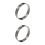 2Stk Backring Rund Aus Silber Für Dessert Und Backen 5