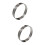 2Stk Backring Rund Aus Silber Für Dessert Und Backen 7