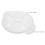5Pcs Plastic Grinder Covers Transparent Dishwasher Safe Secure Fit Lid 10