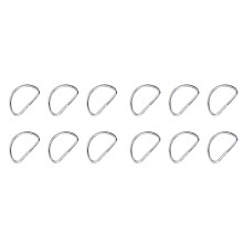 200Stk D Ring Silber Für Gurte Taschen Und Bekleidung Robuste Nutzung
