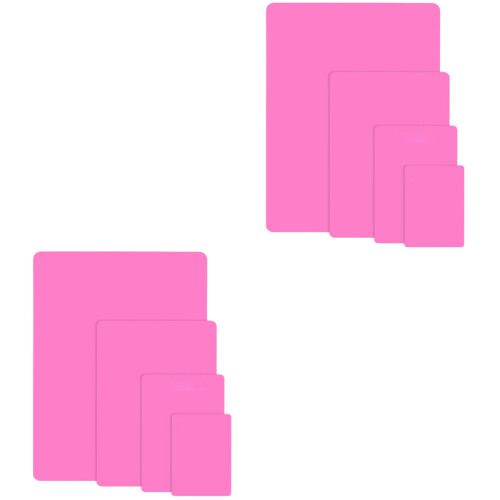 8Pièces Tapis Silicone Rose Pour Epoxy, Cuisine DIY 2