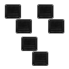 6Stk Schwarze Nylon Lüftungsklappe Für Yacht Und Camper Boot