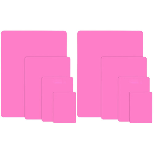 8Pièces Tapis Silicone Rose Pour Epoxy, Cuisine DIY