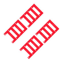 4Sets Platzsparender Werkzeughalter Rot Für Und Haushalt